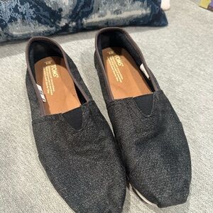Toms Men's Charcoal Slip-On Loafers